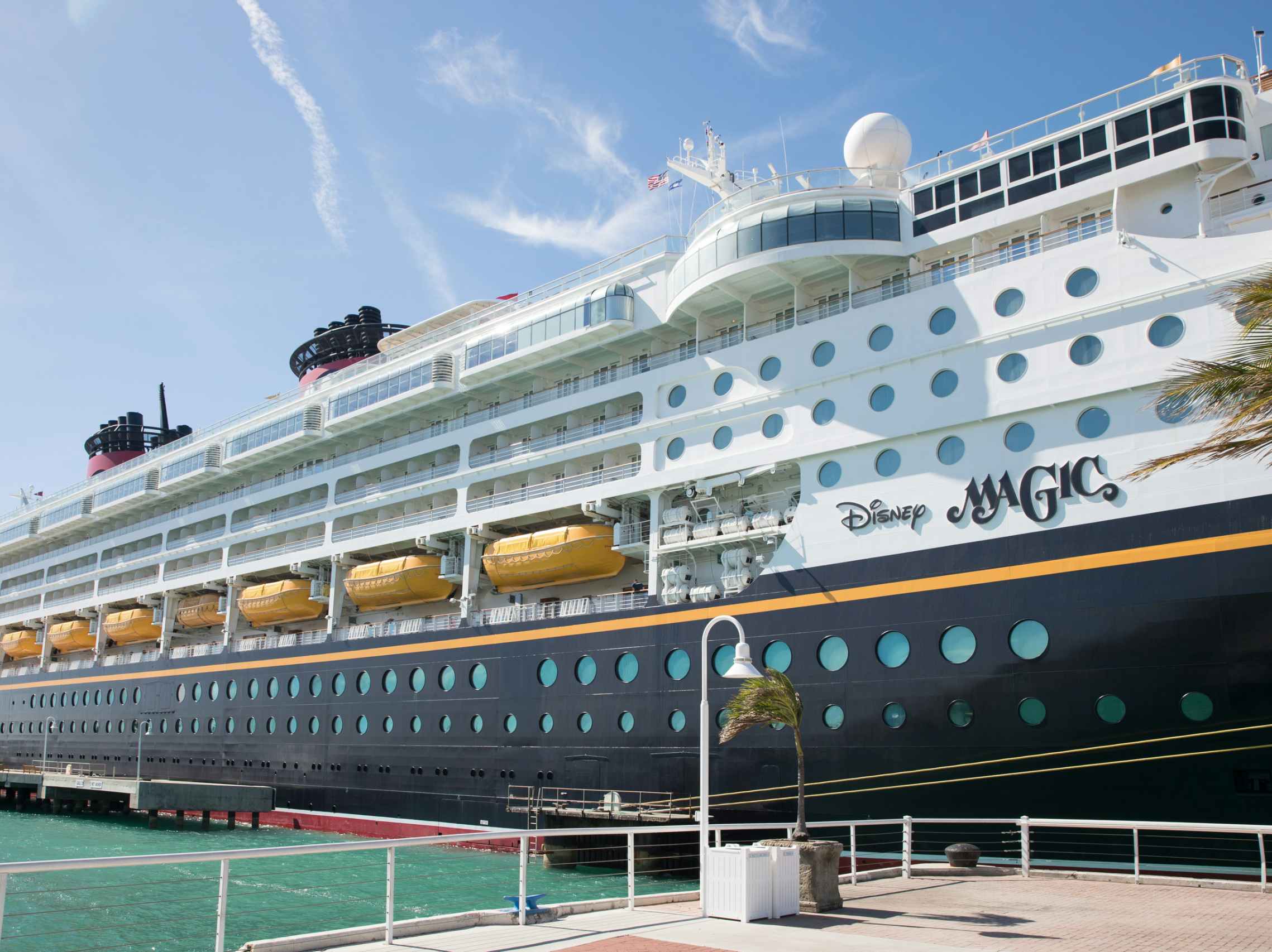 Disney Magic ship in port