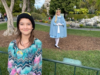 Disneyland meet and greet with Alice