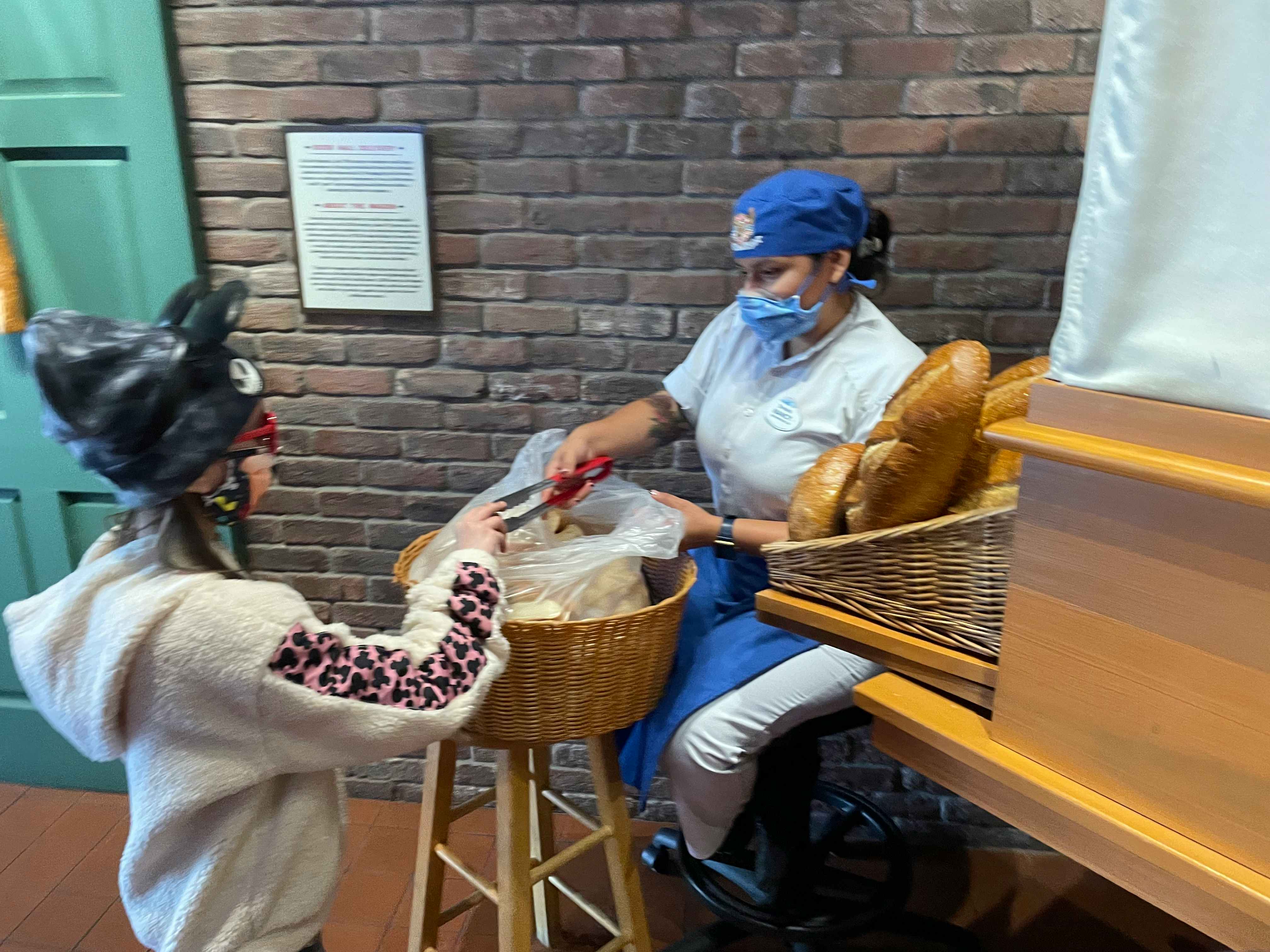 Boudoin Sourdough Bakery gives out free bread samples