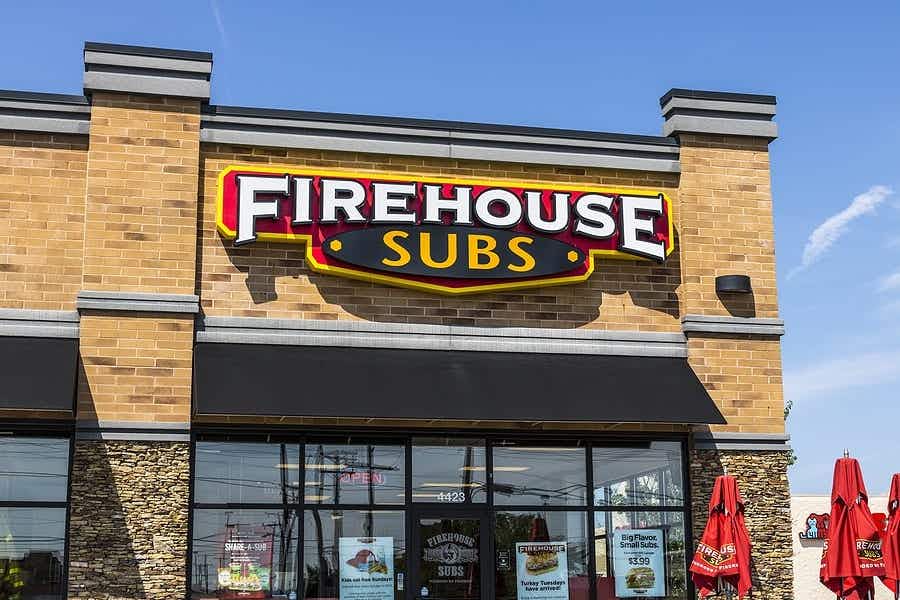 Firehouse subs storefront.