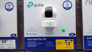 lowes year end clearance tp-link camera on shelf