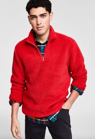 macys mens sherpa quarter zip sweater 120121 1638382037 1638382037