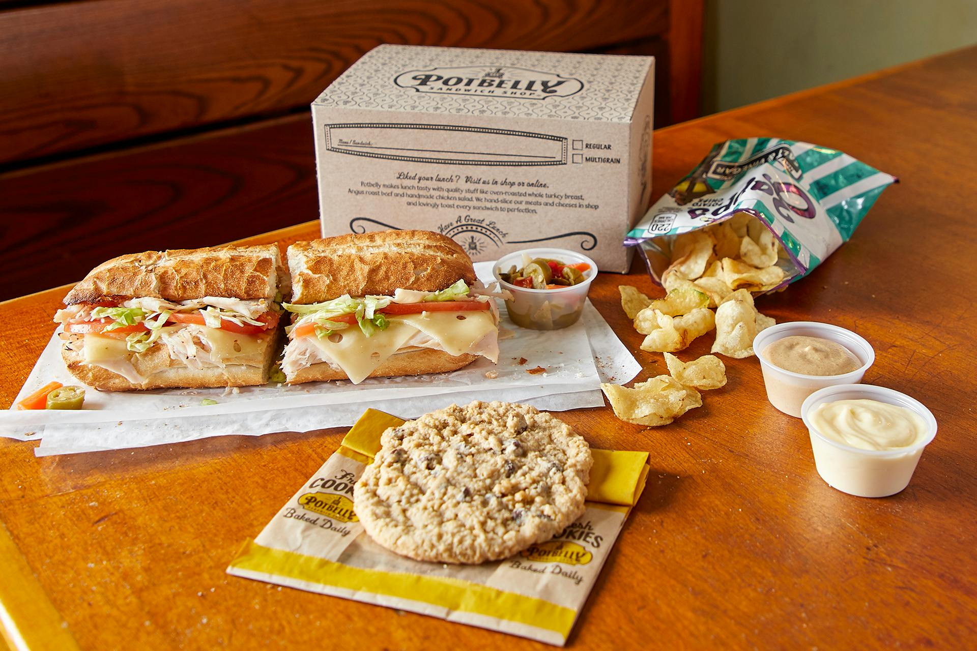 Potbelly boxed lunches