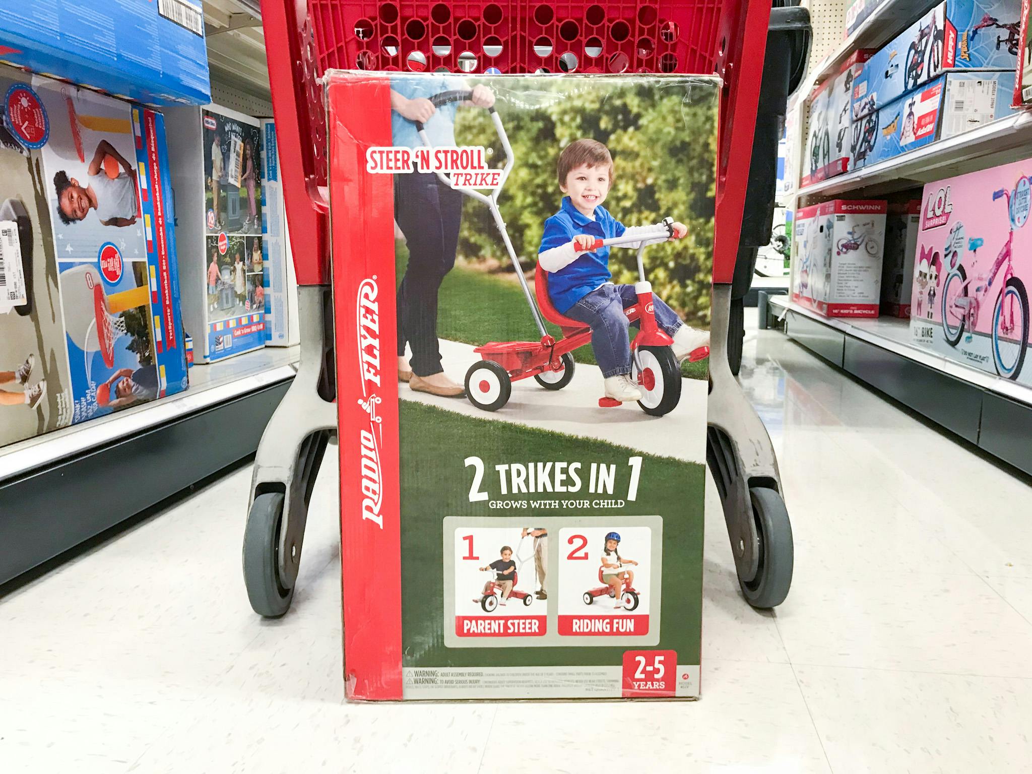 radio flyer trike steer and stroll