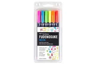 Tombow Fudenosuke Neon Brush Pen