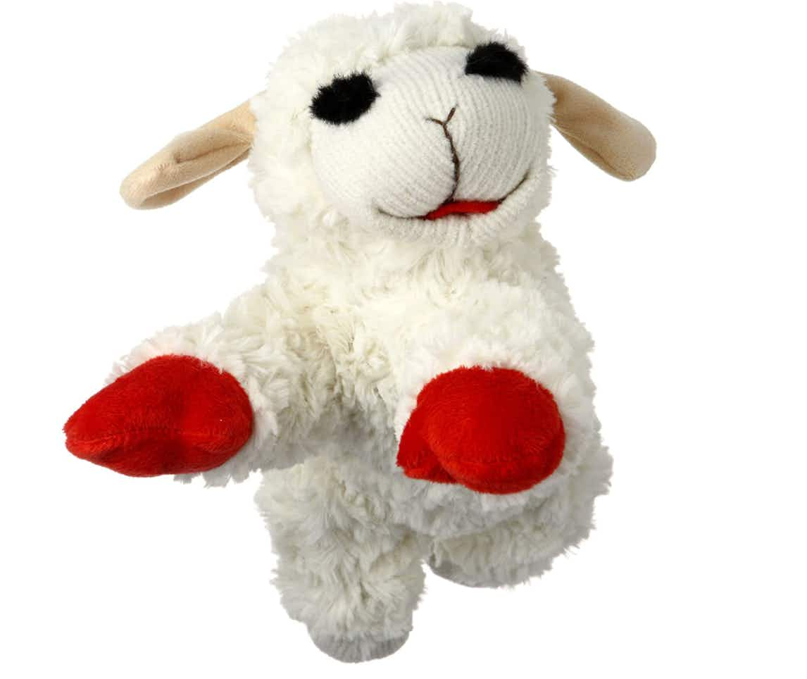 Multipet Lambchop Plush Dog Toy