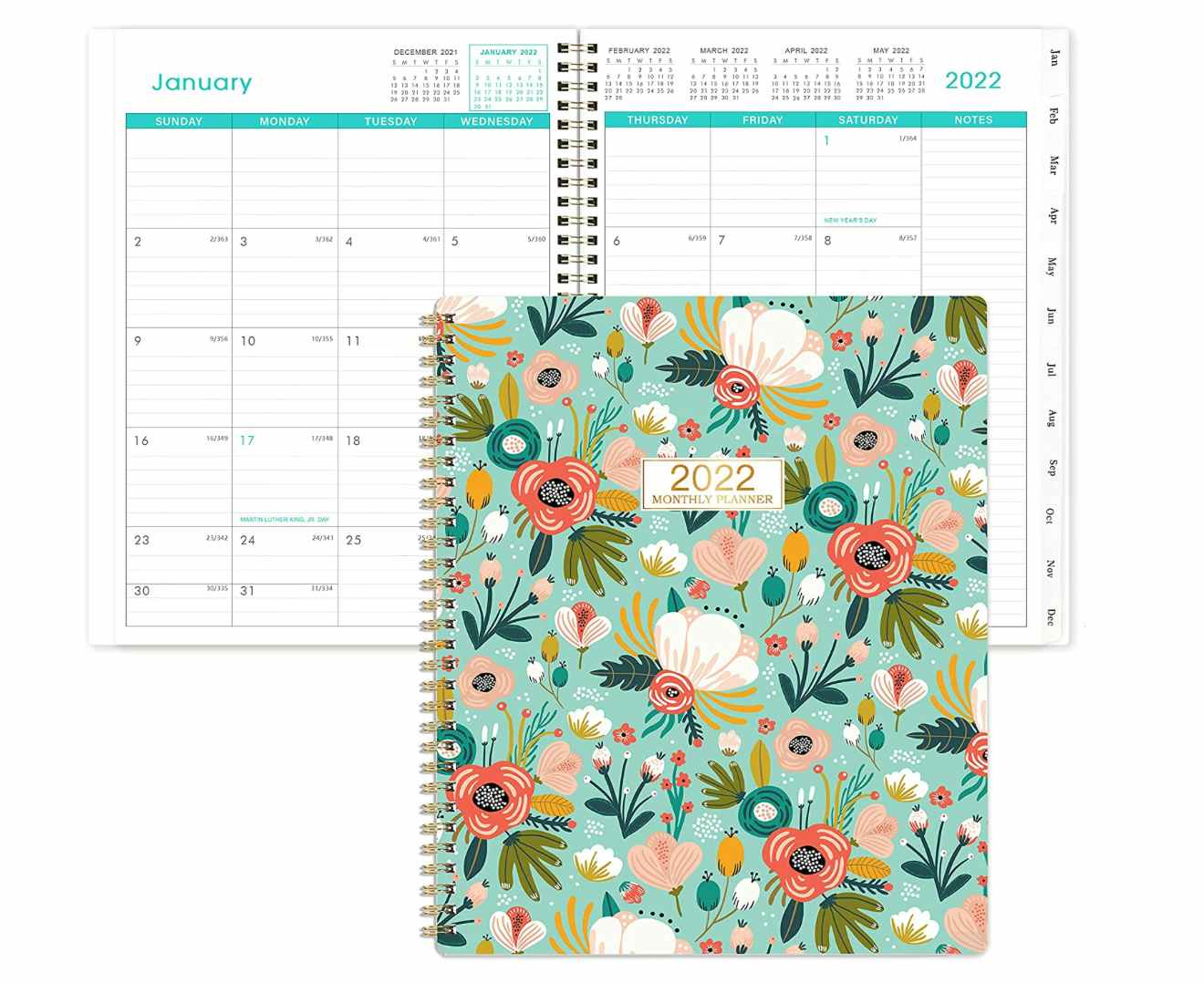 Monthly Planner 2021-2022- 18-Month Planner