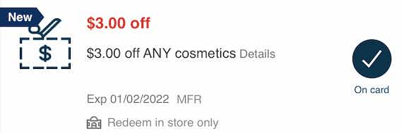 cosmetic coupon cvs