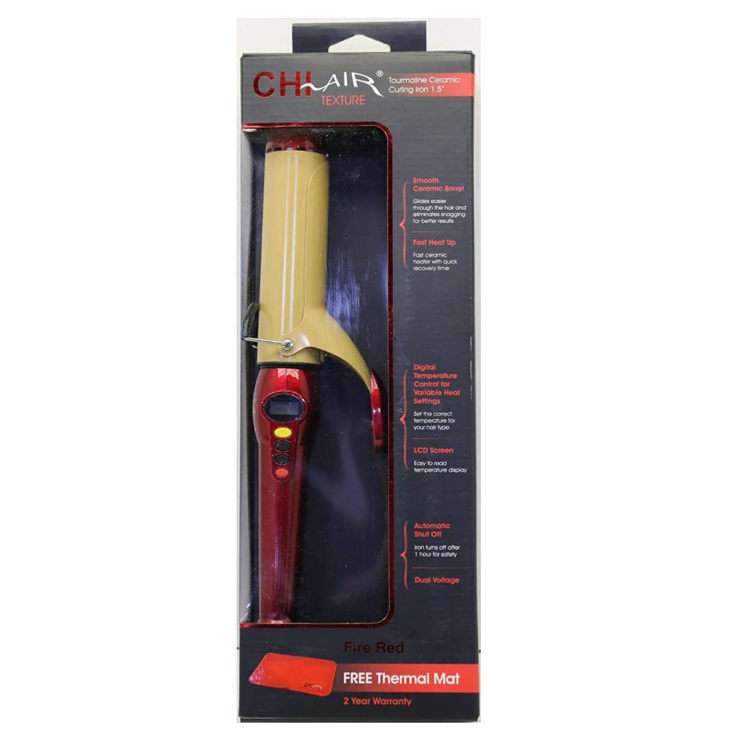 chi air texture tourmaline ceramic curling iron