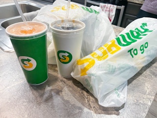 subway meals to go on counter
