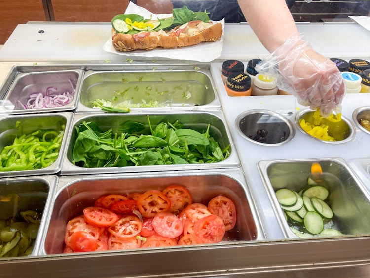 subway veggies