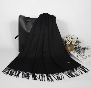 until gone 100% Pure Cashmere Pashmina Scarf stock image 2021 1