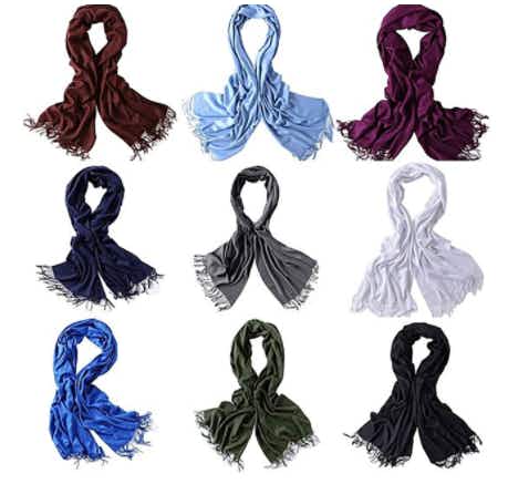 Ultra-Soft Unisex Cashmere-Feel Winter Warm Scarves 3-Pack