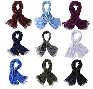 Ultra-Soft Unisex Cashmere-Feel Winter Warm Scarves 3-Pack