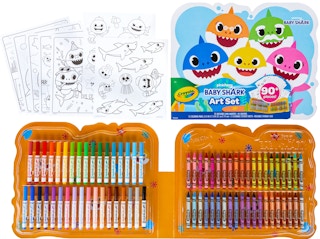 walmart crayola baby shark art set screenshot