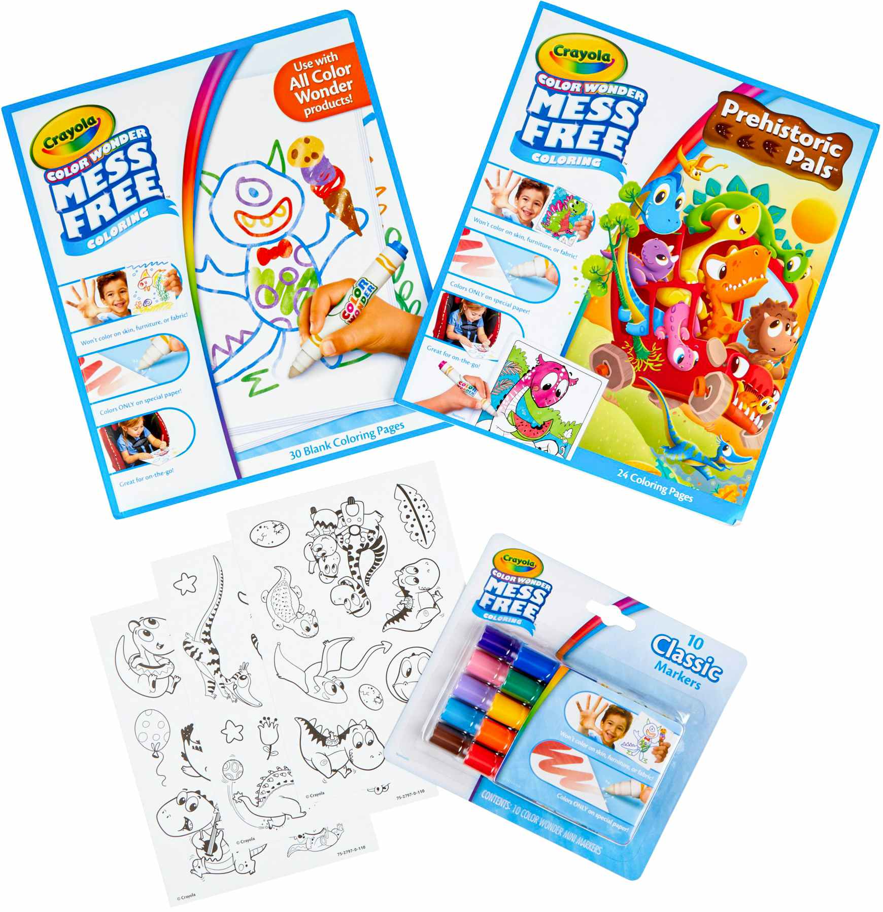 walmart crayola color wonder prehistoric pals set screenshot