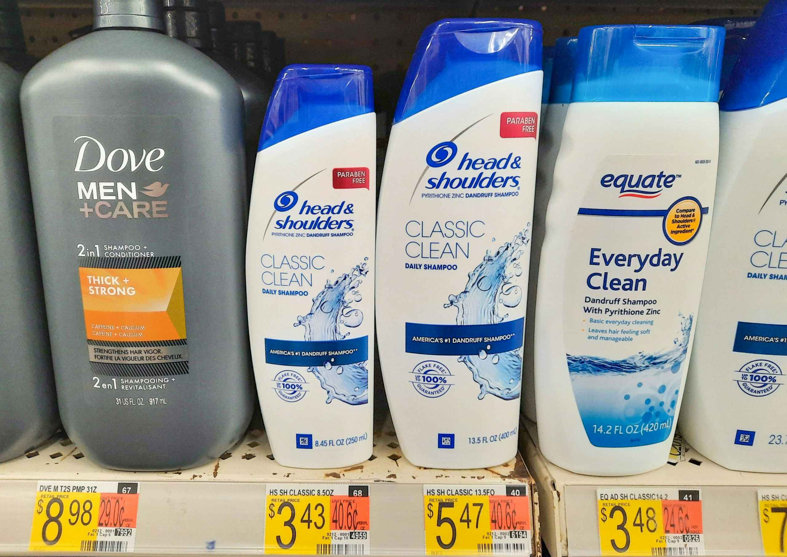 Head & Shoulders Shampoo at Walmart