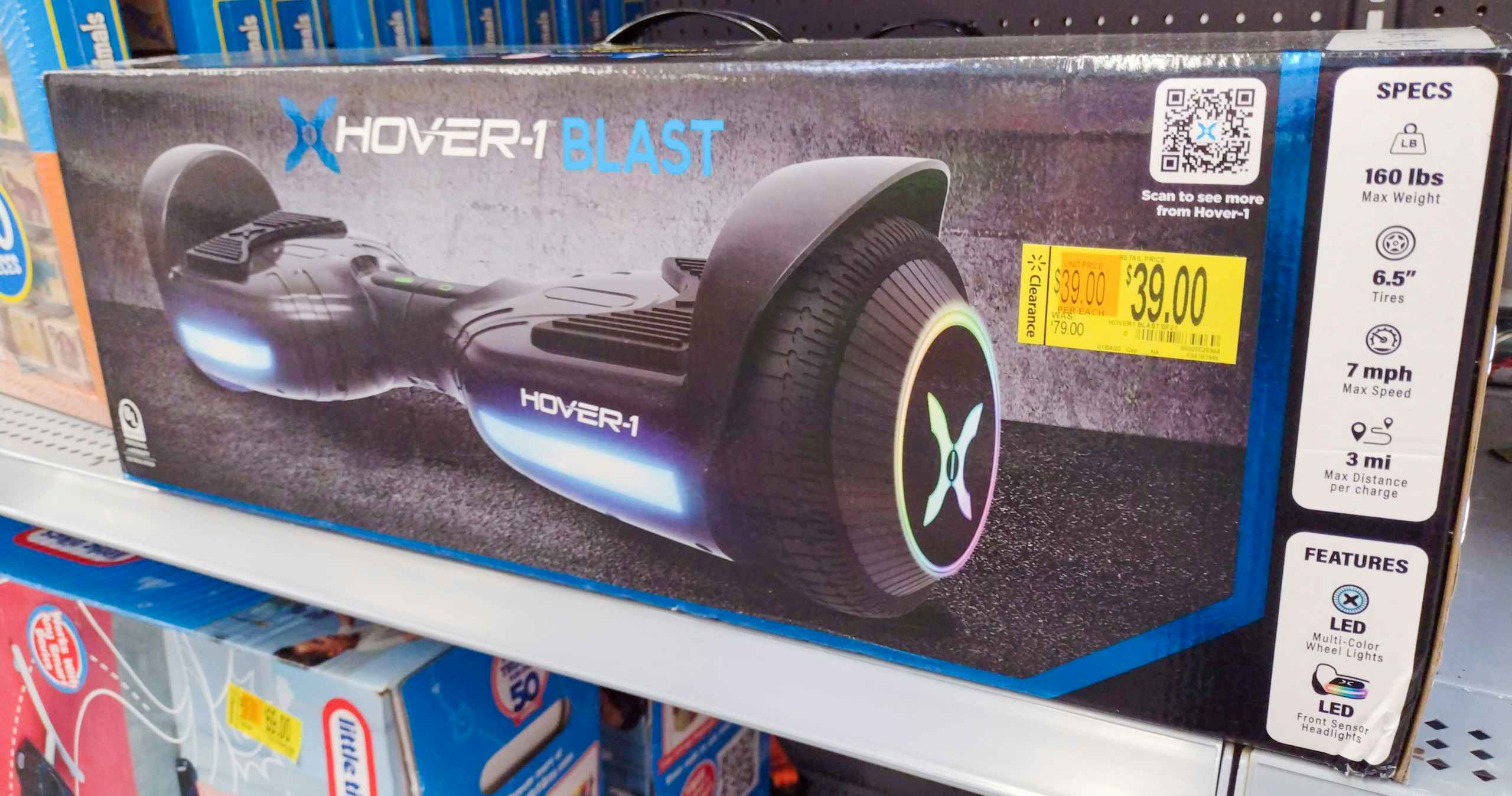 Hover-1 Blast Hoverboard Clearance at Walmart