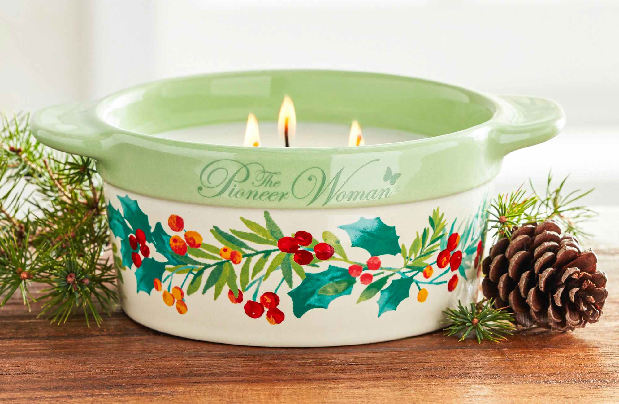 walmart pioneer women cocotte fir tree candle screenshot