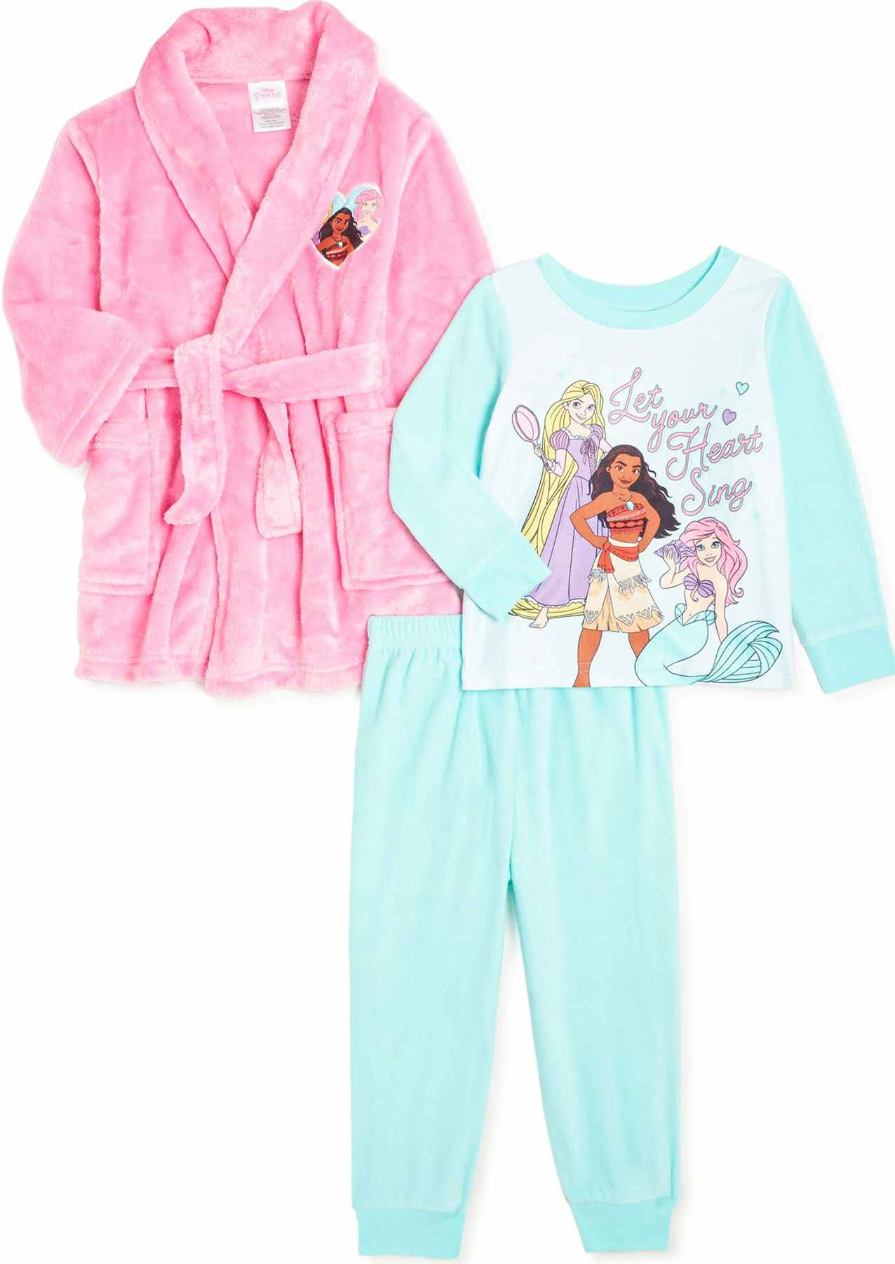 walmart toddler pajama set with robe screenshot
