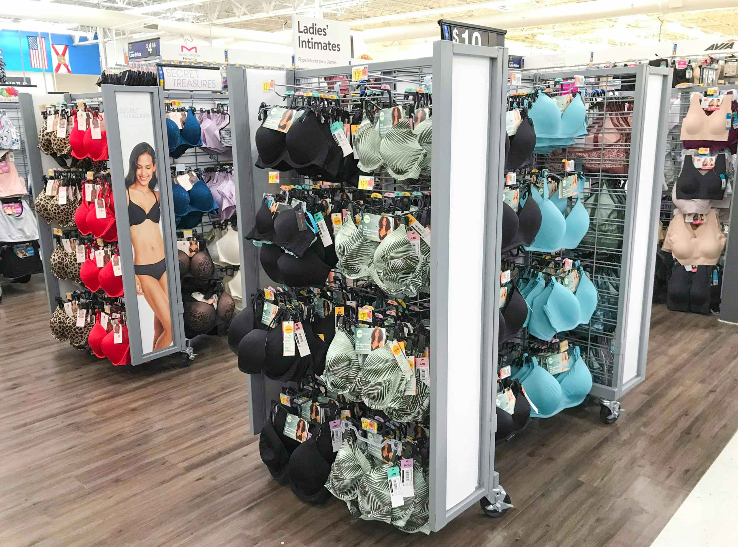 Women's bras at Walmart