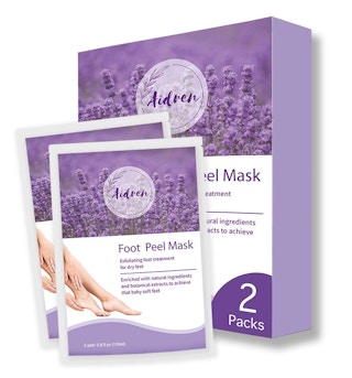 A set of two foot peel masks.