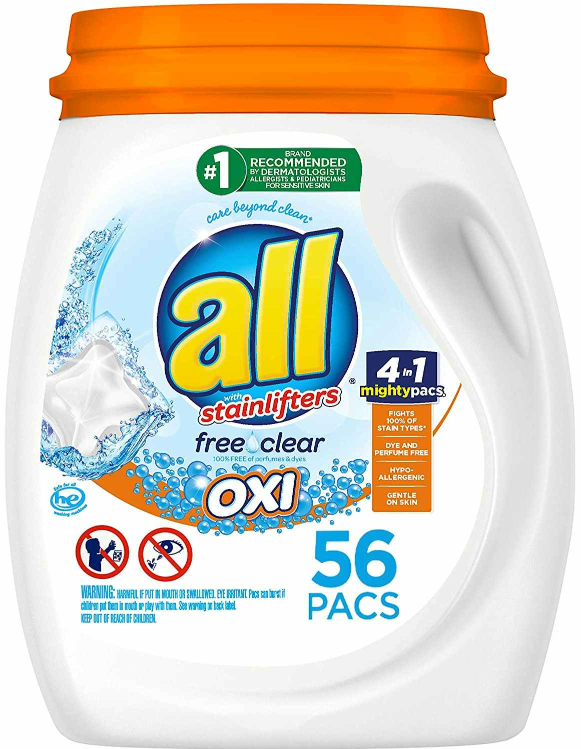 A pack of All Free Clear Mighty Pacs.