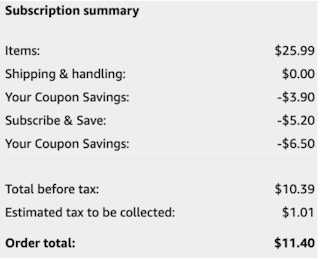amazon honest company diapers 2022 cart screenshot 1 1641563628 1641563628 425x344