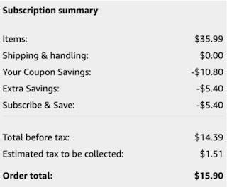 amazon honest company wipes 2022 cart screenshot 1643291859 1643291859 425x350