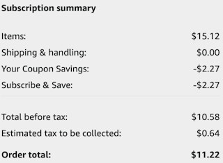 amazon huggies baby wipes 2022 cart screenshot 1642791846 1642791846