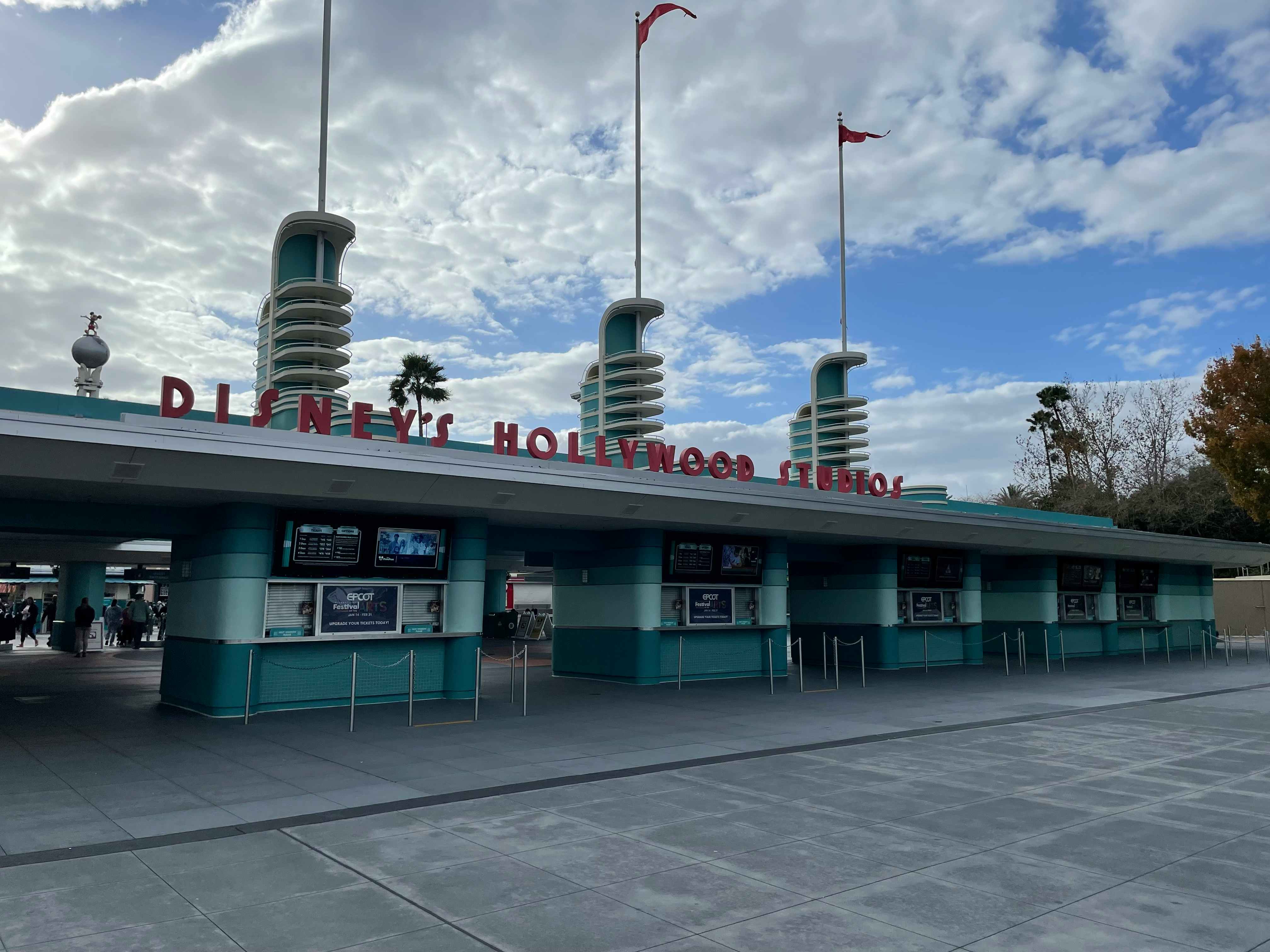 The Disney Hollywood Studios entrance.