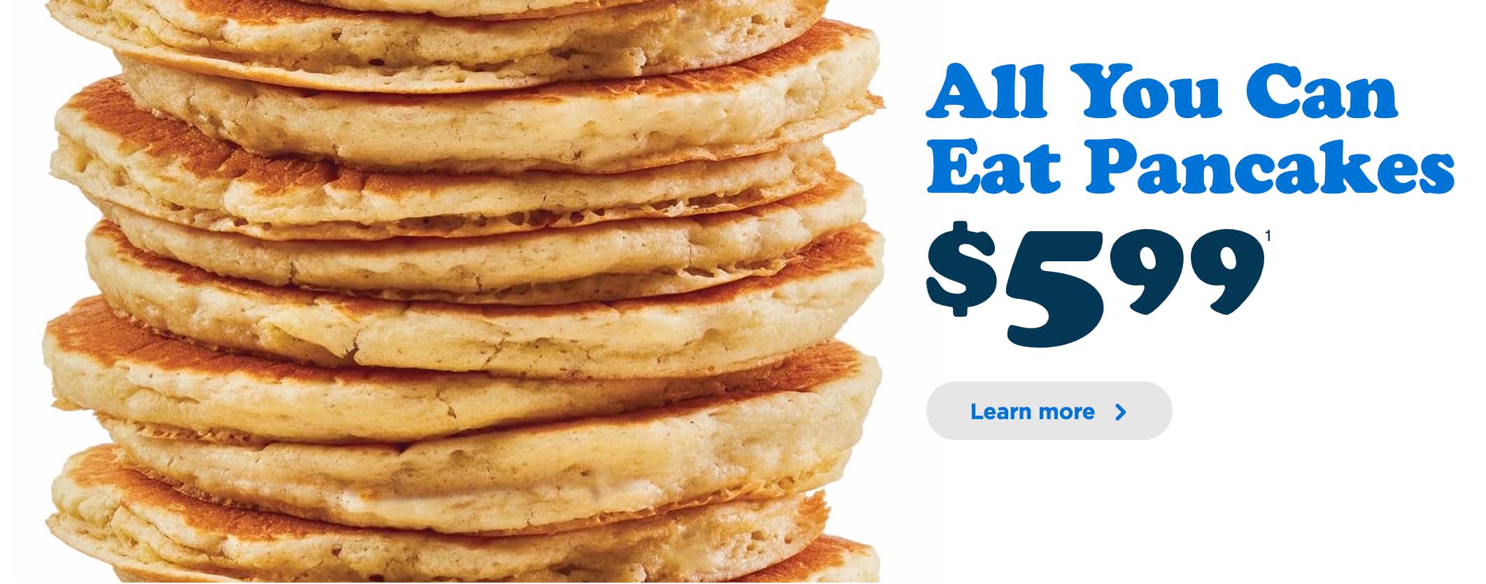 IHOP all you can eat pancakes