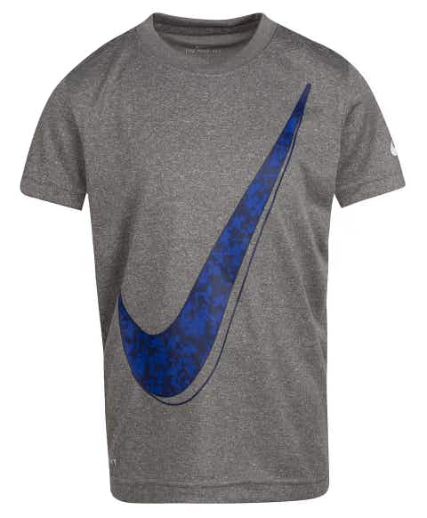 Boys 4-7 Nike Dri-FIT Digital Swoosh Logo Tee