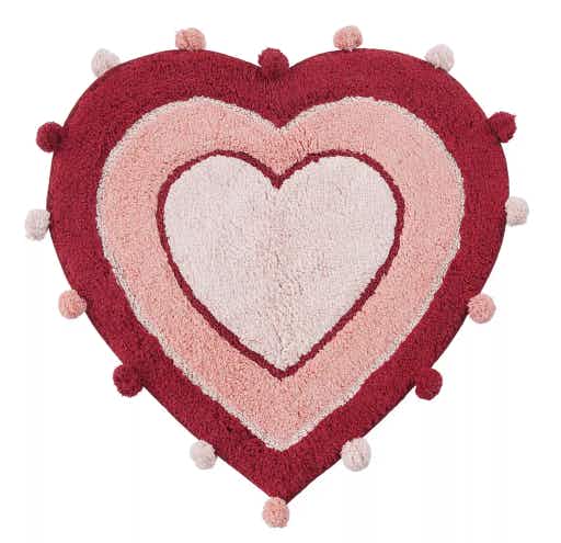 kohls Celebrate Valentine's Day Together Heart Rug stock image 2022