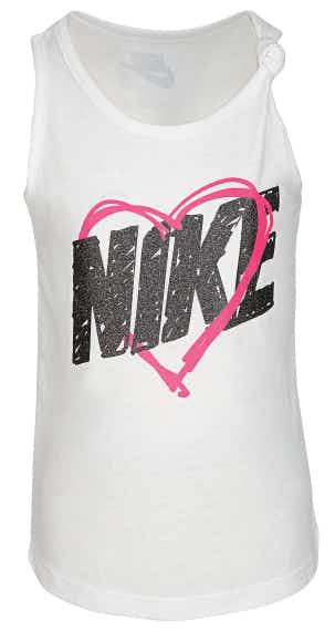 Girls 4-6x Nike Heart Logo Graphic High-Low Tank Top