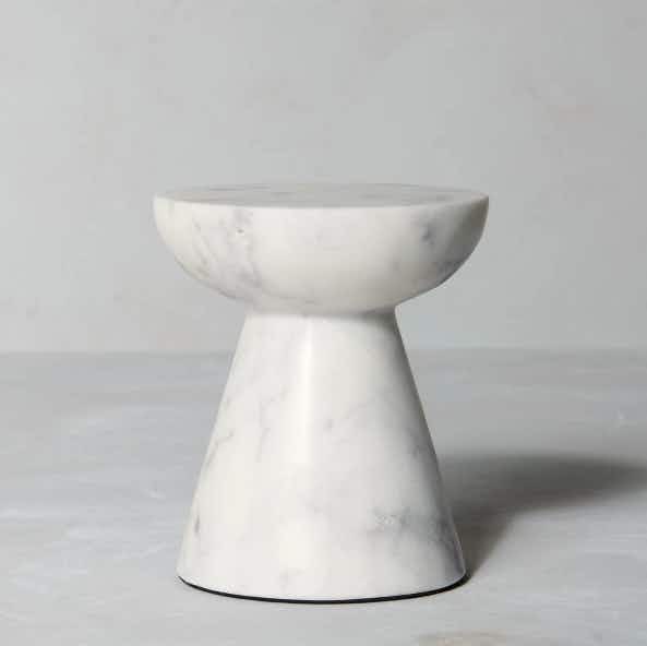 LC Lauren Conrad Small Marble Candleholder Table Decor