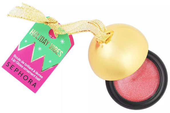 SEPHORA COLLECTION Mini Holiday Vibes Lip Gloss Ornament