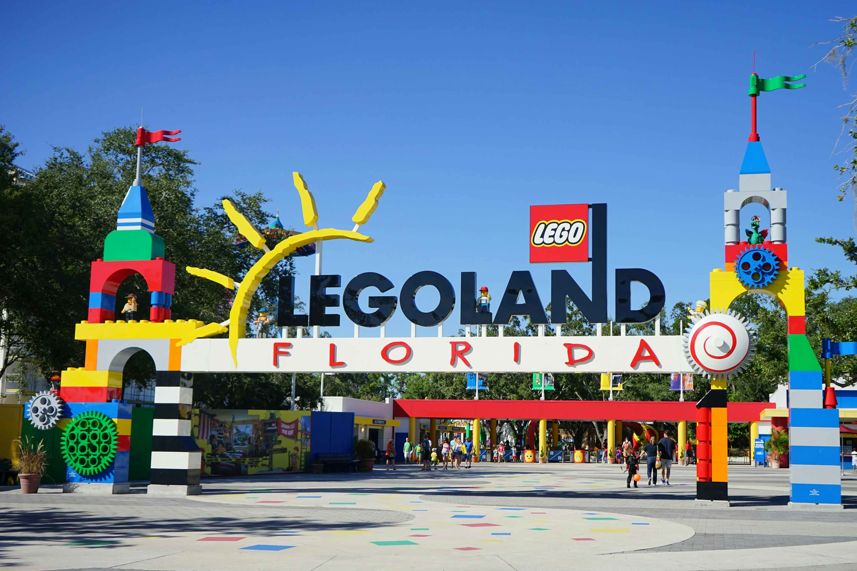 The entrance at Legoland Florida