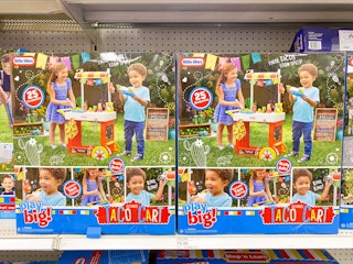 little tikes ultimate taco cart on a target shelf