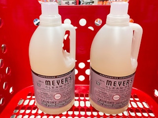 mrs meyers detergent in Target shopping cart