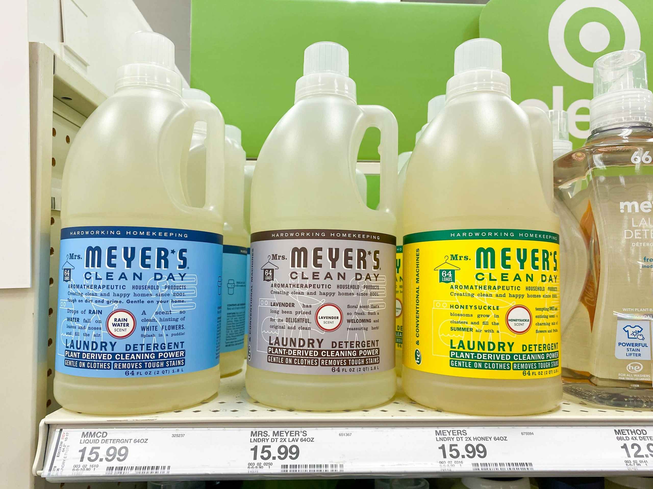 mrs meyer's detergent bottles on Target store self