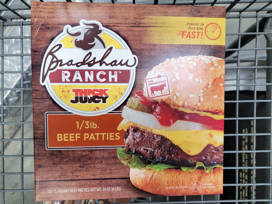 Bradshaw Ranch Beef Patties, Only 15.98 at Sam's Club The Krazy