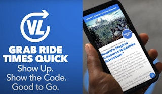 Universal Studios virtual lines advertisement