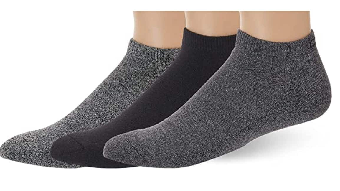 Chaps mens Color Assorted Marl Low Cut Casual Socks 