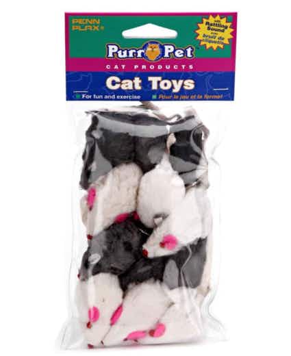 Penn Plax Play Fur Mice Cat Toys 