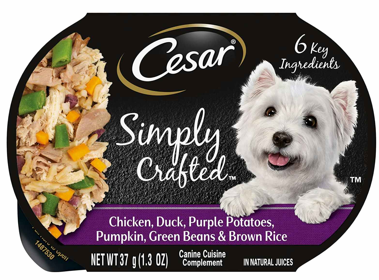 Cesar Simply Crafted Meal Topper Wet Dog Food
