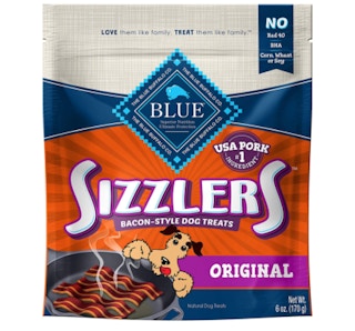 Blue Buffalo Sizzlers Natural Bacon-Style Soft-Moist Dog Treats