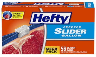 Hefty Slider Freezer Storage Bags