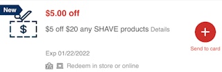 shave coupon screenshot cvs jan 2022 1642514564 1642514564