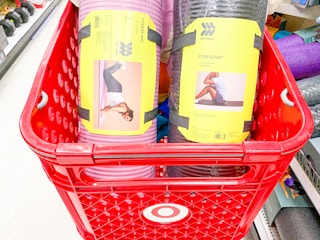 target all in motion fitness mat in cart